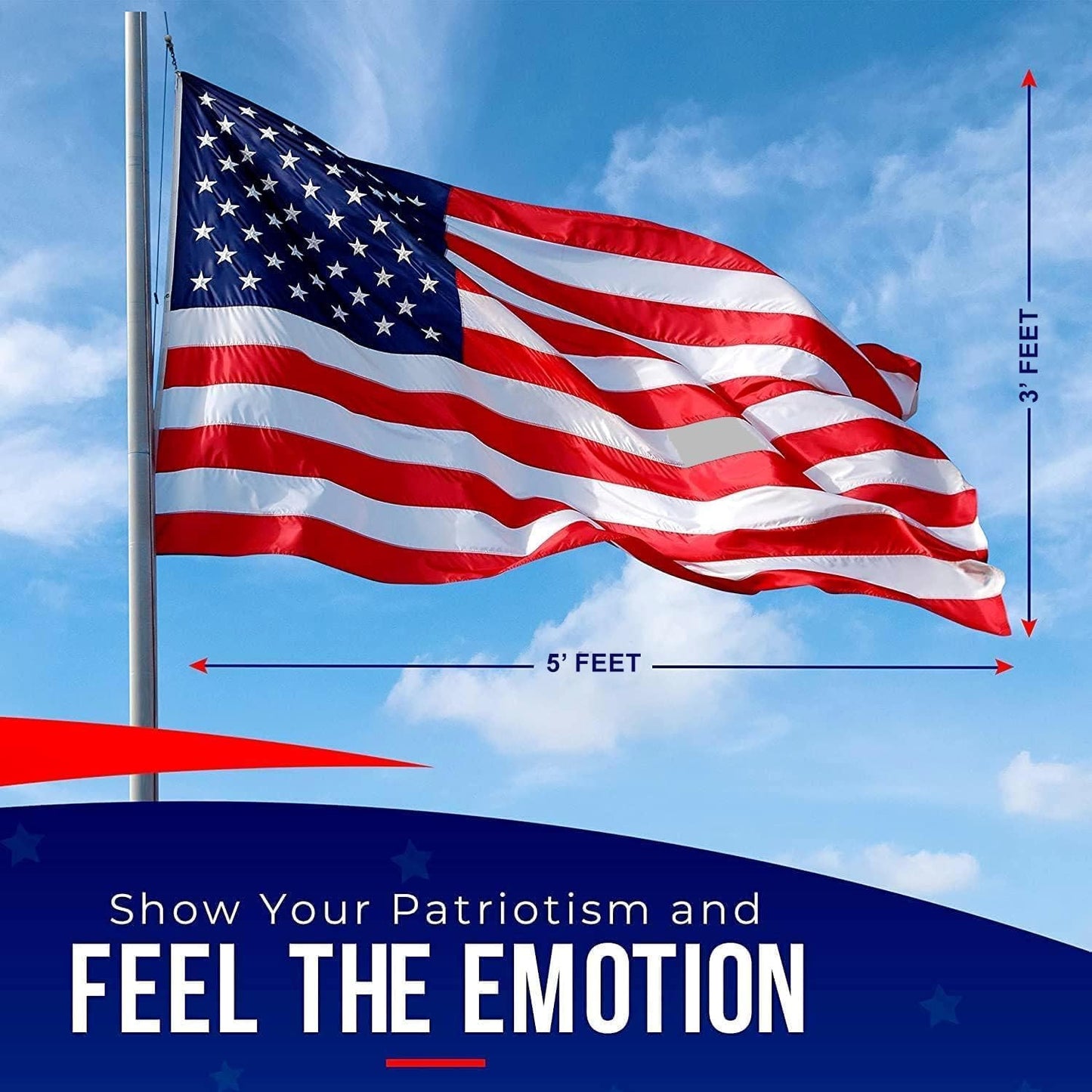 🔥Second item 40% off🔥-2026 Best Embroidered Stars American Flags