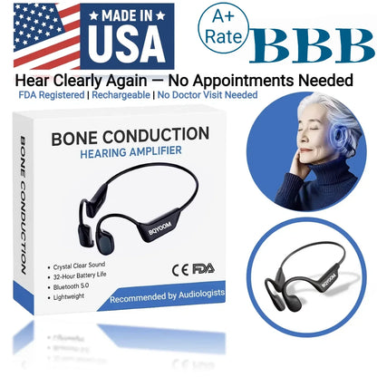 🔥Limited-Time Holiday Offer🔥Hear Conversations Clearly Again – Comfortable Bone Conduction Hearing Aids