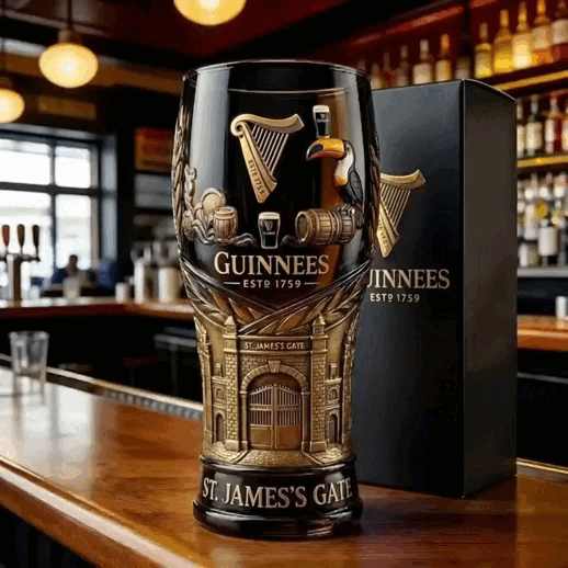 🔥Limited Edition🎁-🍻 The Guinnees 1759 Heritage Pint Glass - Toucan Edition