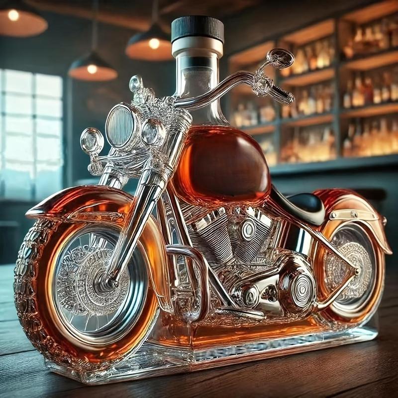 🏍️ Limited Edition 2026 Motorcycle Whiskey Decanter – Now 60% OFF!