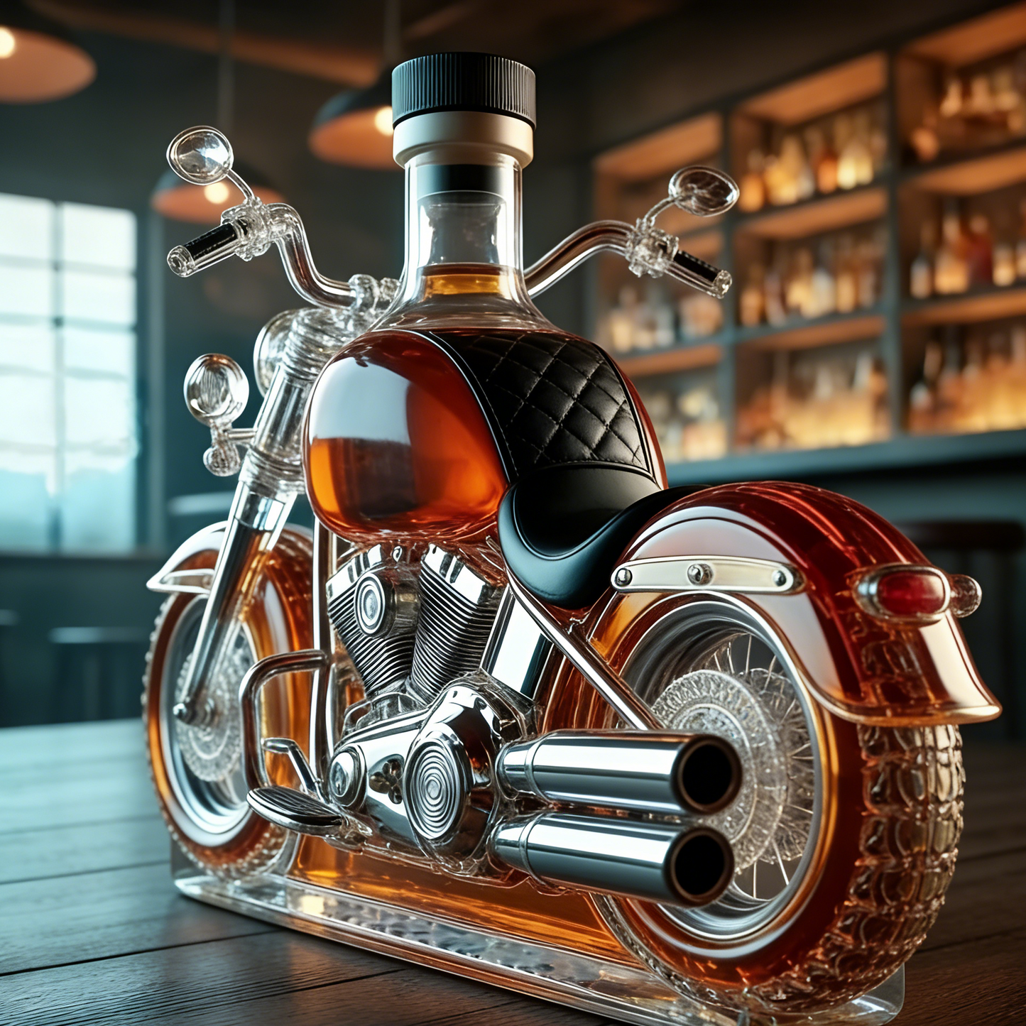 🏍️ Limited Edition 2026 Motorcycle Whiskey Decanter – Now 60% OFF!