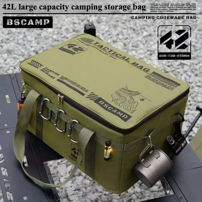 🔥Large Capacity Outdoor Folding Storage Bag Waterproof Portable Camping & Picnic Organizer
