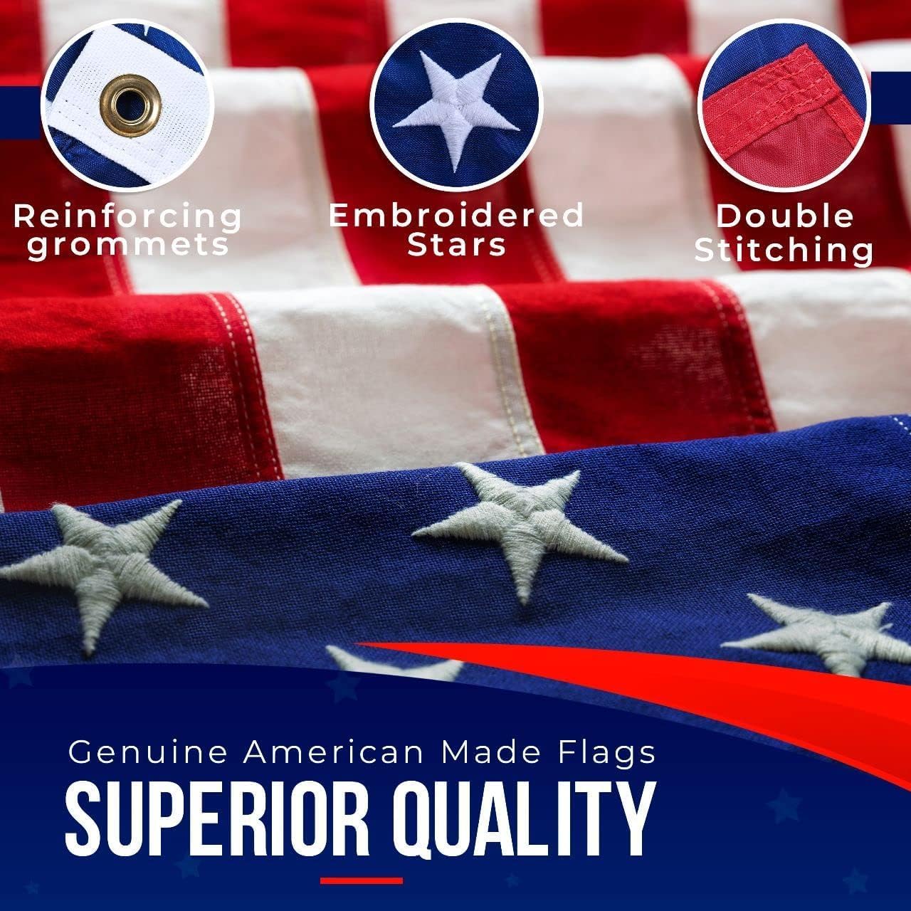 🔥Second item 40% off🔥-2026 Best Embroidered Stars American Flags