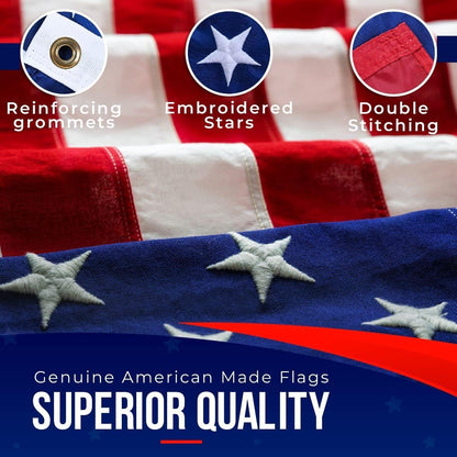 🔥Second item 40% off🔥-2026 Best Embroidered Stars American Flags