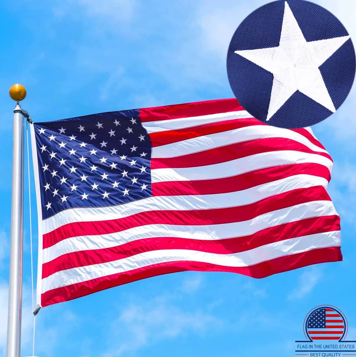 🔥Second item 40% off🔥-2026 Best Embroidered Stars American Flags