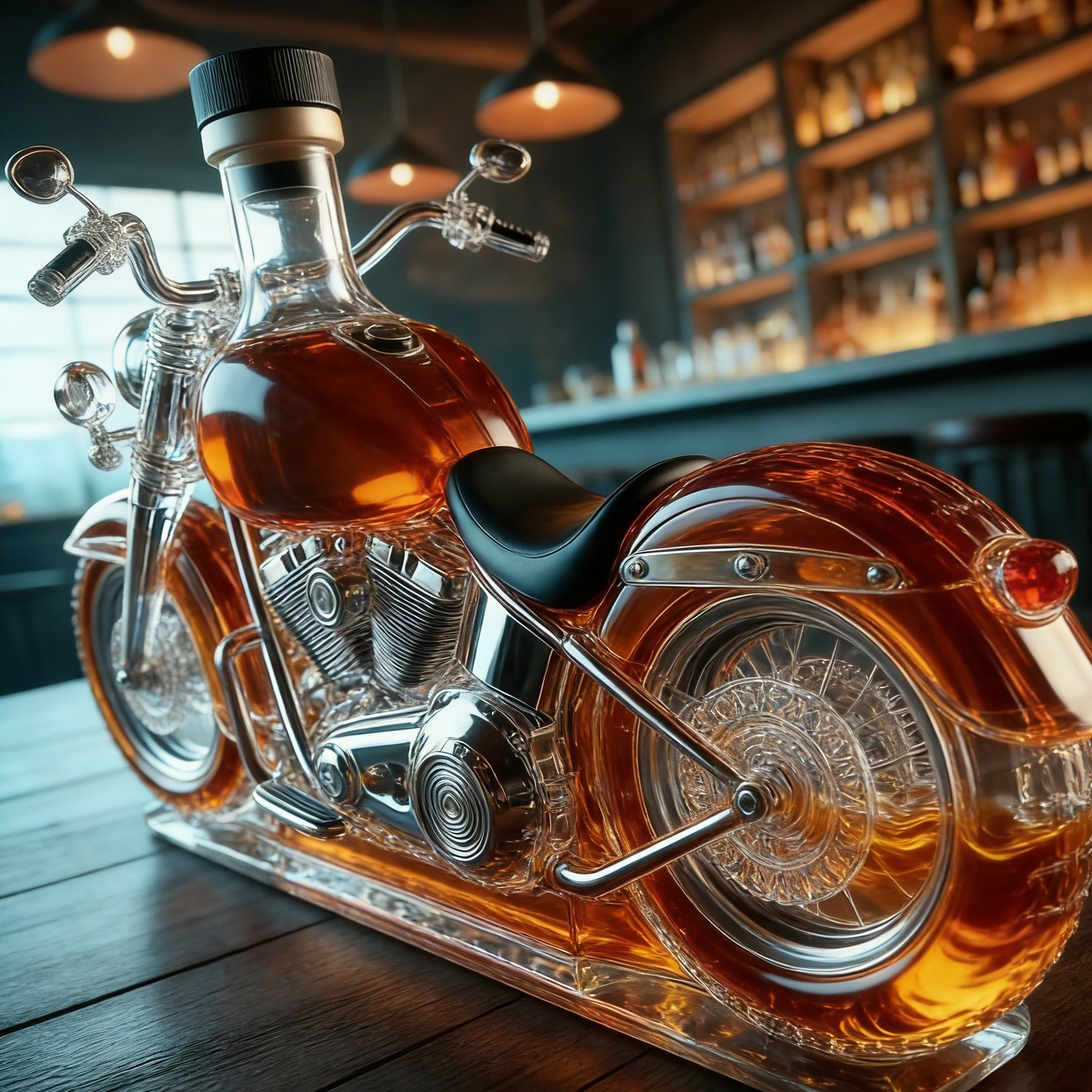 🏍️ Limited Edition 2026 Motorcycle Whiskey Decanter – Now 60% OFF!