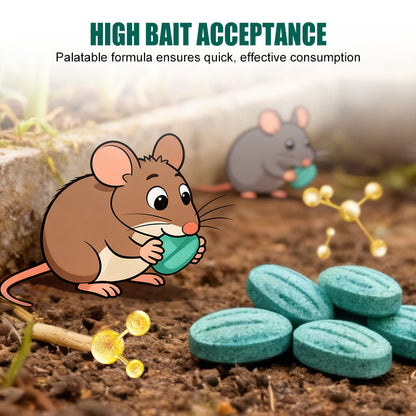 🎁Limited-time offer: Buy two, get one free High-Potency Rodent Bait✨