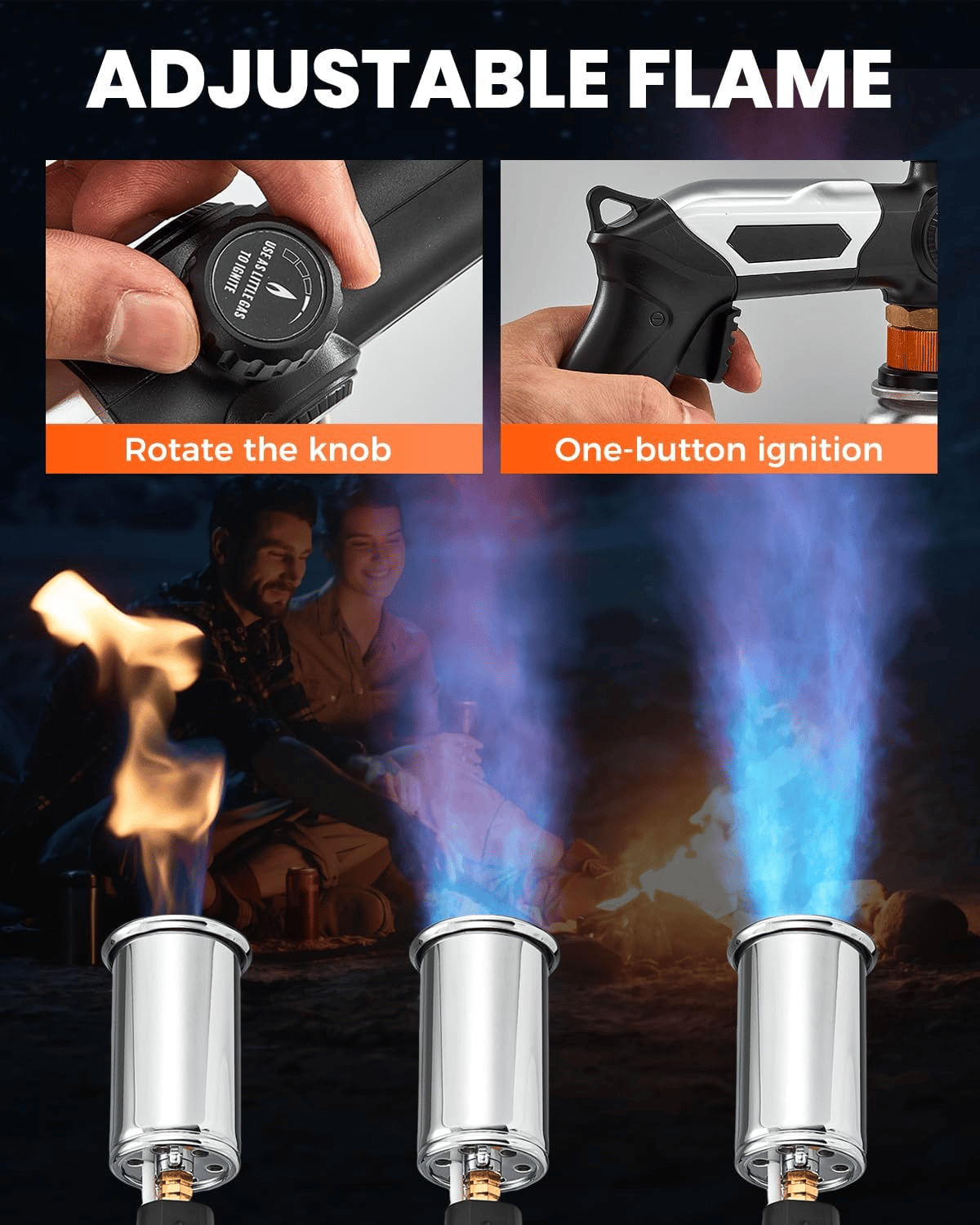 🔥Flash Sale 49% OFF💥New Powerful Propane Torch -3272°F High Temp Flame(Buy 2 Free Shipping)