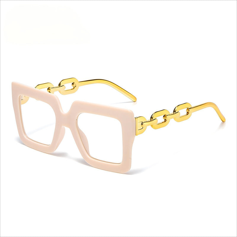 🔥Lastday 70% OFF-Women’s Oversized Square Chain Reading Glasses(1set-6pcs)